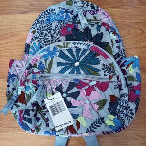 Vera Bradley Small Essential Compact Backpack Quilted Floral Bengal Lily NWT